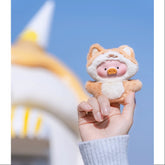 LuLu the Piggy Animal Party Puppet Show PVC Face Plush Keychain Fox